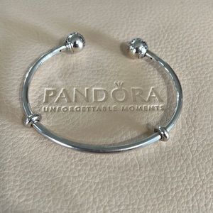Authentic Sterling Silver Pandora Open Bangle